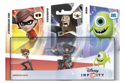 Disney Infinity Zestaw Pomocników - Mike, Elastyna, Barbossa