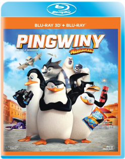 Pingwiny z Madagaskaru Blu-Ray 3D
