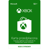 Karta Przedpłacona XBOX LIVE 50 XONE