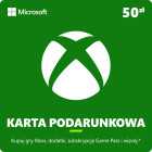 Karta Przedpłacona XBOX LIVE 50 XONE