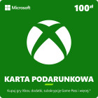 Karta Przedpłacona XBOX LIVE 100 XONE