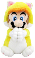 Super Mario Magnet Plush Figure Cat Mario 19 cm Hobby
