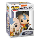 Avatar The Last Airbender POP! Animation Vinyl Figure Aang w/ Momo 9 cm nr. 534 Hobby