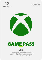Microsoft Xbox Game Pass Core 12 Miesięcy Klucze