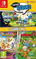 Cartoon Heroes Vol. 1 3 Games in 1 (Smurfs MV / Marsupilami / Garfield Lasagna Party) NS
