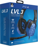 PDP PS4 Słuchawki LvL.3 NEW CAMO BLUE PS4