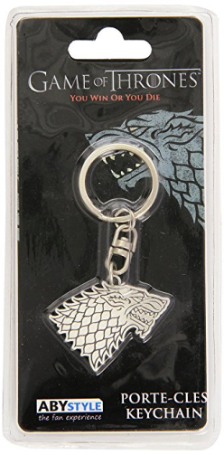 Metalowy brelok do kluczy z motywem z Gry o Tron