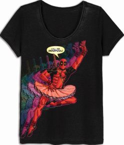 Deadpool Ladies TShirt Dancer M