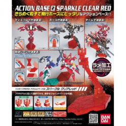 Gunpla Gundam Action Base 2 Sparkle Red