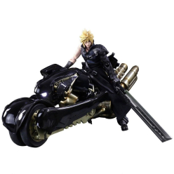 Final Fantasy VII Advent Children Play Arts Kai Figurka Cloud Strife and Fenrir 28 cm