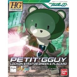 HG 1/144 PETIT GGUY LOCKON STRATOS GREEN & PLACARD