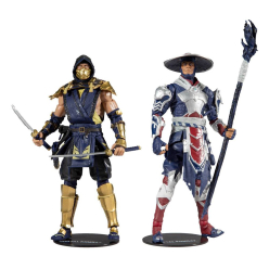 Mortal Kombat Action Figure 2-Pak Scorpion & Raiden 18 cm