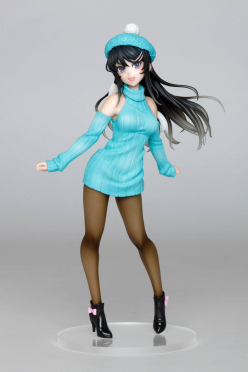 Rascal Does Not Dream of Bunny Girl Senpai Statua Mai Sakurajima Newly Written Knit Dress Ver. 23 cm