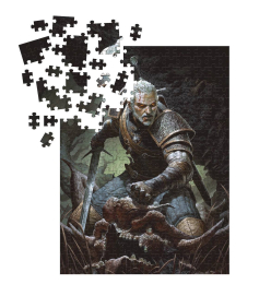 The Witcher 3 Wild Hunt Puzzle Geralt Trophy