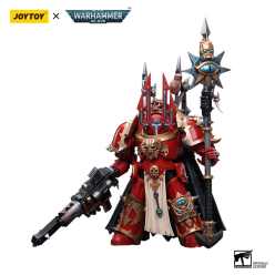 Warhammer 40k Action Figure 1/18 Chaos Space Marines Crimson Slaughter Sorcerer Lord in Terminator Armour 12 cm
