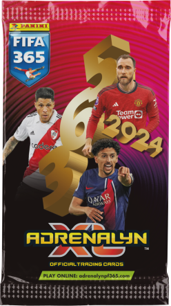 PANINI FIFA 365 ADRENALYN XL 2024 SASZETKA Z KARTAMI