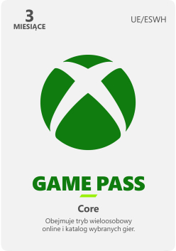 Microsoft Xbox Game Pass Core 3 Miesiące