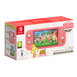 Konsola Nintendo Switch Lite Coral + Animal Crossing NH