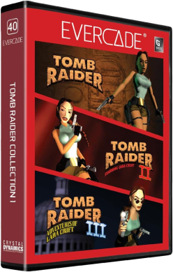 EVERCADE #40 - Zestaw 3 gier Tomb Raider Col. 1