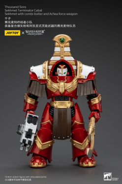 Warhammer The Horus Heresy Action Figure 1/18 Thousand Sons Terminator Cabal Sekhmet Combi-Bolter & Achea Force 14 cm