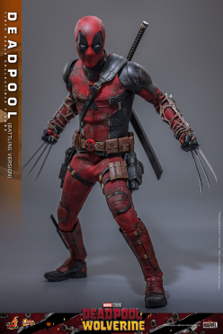 Deadpool & Wolverine Movie Masterpiece Action Figure 1/6 Deadpool (Battling Version) 31 cm