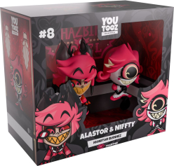 Hazbin Hotel Figurka Vinyl Alastor & Niffty Monitor Buddiez nr 8