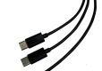 Kabel dual Play&Charge czarny
