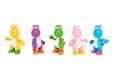 World of Nintendo Action Figures Yoshi Wave 2 6 cm