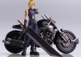 Final Fantasy VII Bring Arts Action Figure and vehicle Cloud Strife & Hardy-Daytona 15 cm