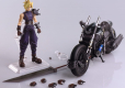 Final Fantasy VII Bring Arts Action Figure and vehicle Cloud Strife & Hardy-Daytona 15 cm