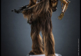 Star Wars Episode V Movie Masterpiece Action Figure 1/6 Chewbacca with Disassembled C-3PO 36 cm