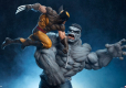 Marvel Statue Grey Hulk vs Wolverine 58 cm