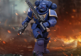 Warhammer 40k Action Figure 1/18 Space Marines Ultramarines Outriders Brother Catonus 14 cm