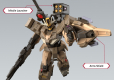 HGBM 1/144 GUNDAM 00 COMMAND QUAN[T] DESERT TYPE