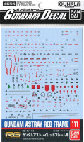 GUNDAM DECAL 111 RG 1/144 ASTRAY RED FRAME Hobby