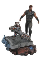 Avengers Infinity War Marvel Premier Collection Statue Thor & Rocket Raccoon 30 cm Hobby