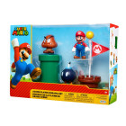 World of Nintendo Super Mario Diorama Set Acorn Plains Hobby