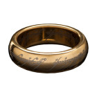 Lord of the Rings Tungsten Ring The One Ring (gold plated) Size 9 Hobby