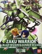 1/100 ZAKU WARRIOR + BLAZE WIZARD & GUNNER WIZARD Hobby
