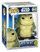 Star Wars The Mandalorian and Grogu POP! Rotta the Hutt (Glow) 9 cm nr 843 Hobby