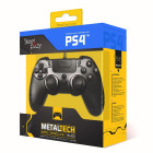 Kontroler przewodowy MetalTech czarny PS4