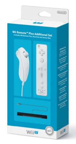 Zestaw Kontroler Remote Plus biały i Nunchuk Controller biały