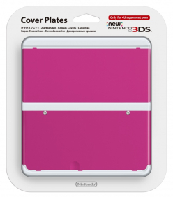 New 3DS Cover Plate różowy