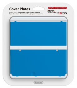 New 3DS Cover Plate niebieski