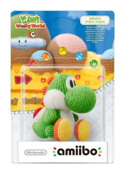 Figurka Amiibo Yoshis Woolly world - Green Yoshi Yarn