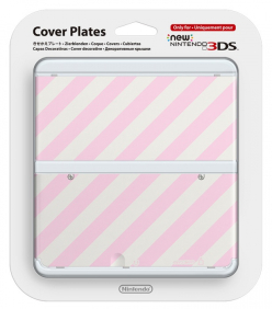 New 3DS Cover Plate Pink Mix