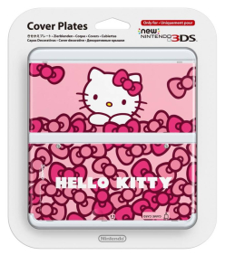 New 3DS Cover Plate Hello Kitty
