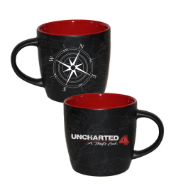 Kubek z logo Uncharted 4 Compass map