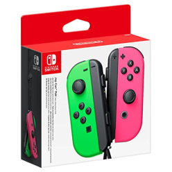 Komplet kontrolerów Joy-Con Prawy Lewy Neon Green Pink