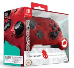 PDP SWITCH Pad przewodowy Delux+ Audio CAMO CZERWONE